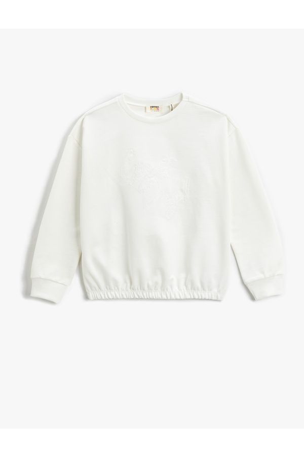 Koton Koton Sweatshirt - Ecru - Regular