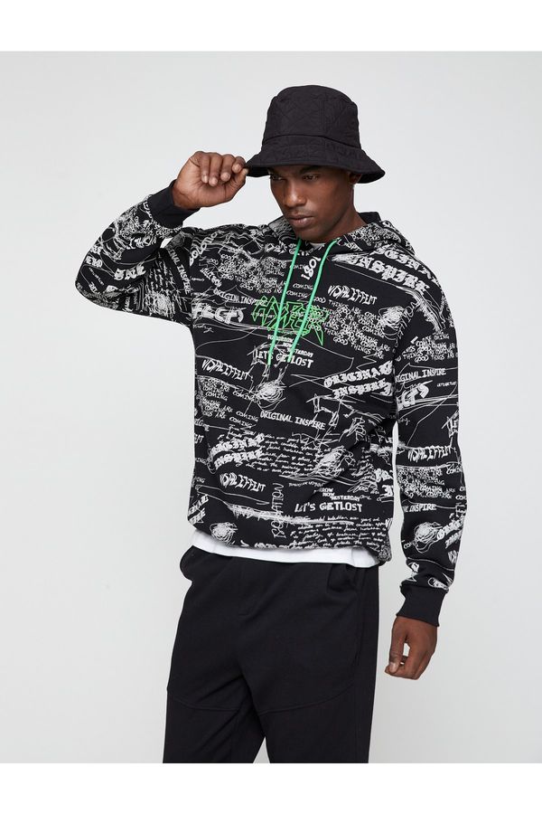 Koton Koton Sweatshirt - Ecru - Relaxed fit