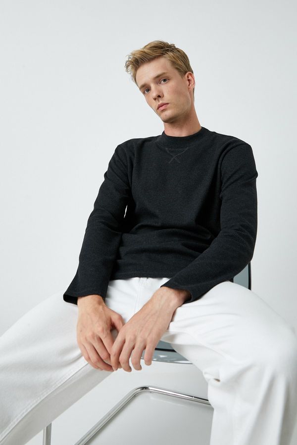 Koton Koton Sweatshirt - Gray - Relaxed fit