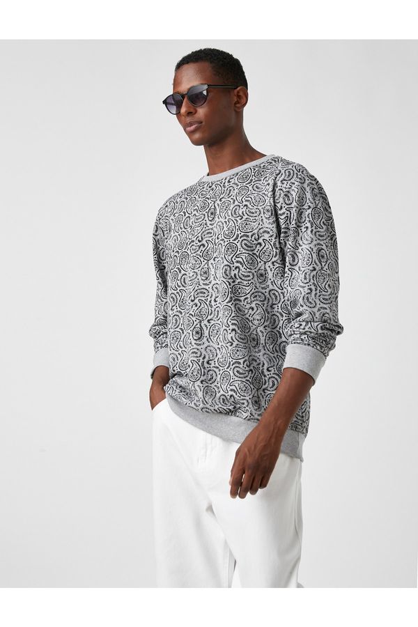 Koton Koton Sweatshirt - Gray - Relaxed fit