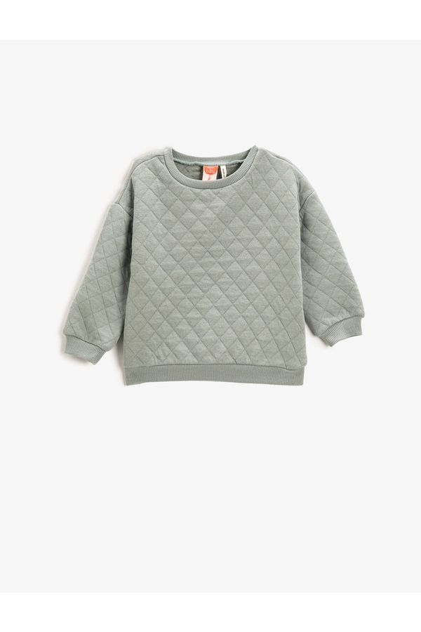 Koton Koton Sweatshirt - Green - Regular