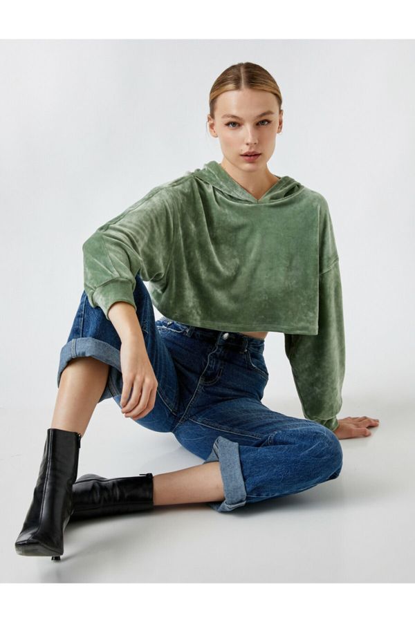Koton Koton Sweatshirt - Green - Regular fit