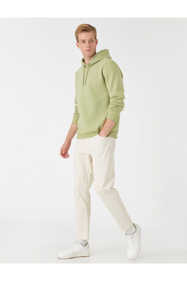 Koton Koton Sweatshirt - Green - Regular