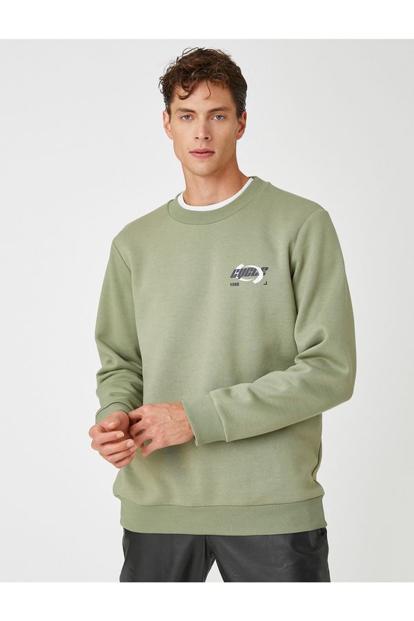 Koton Koton Sweatshirt - Green - Standard