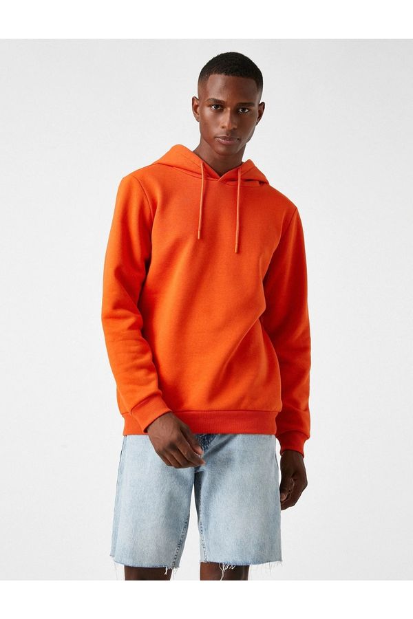 Koton Koton Sweatshirt - Orange - Regular