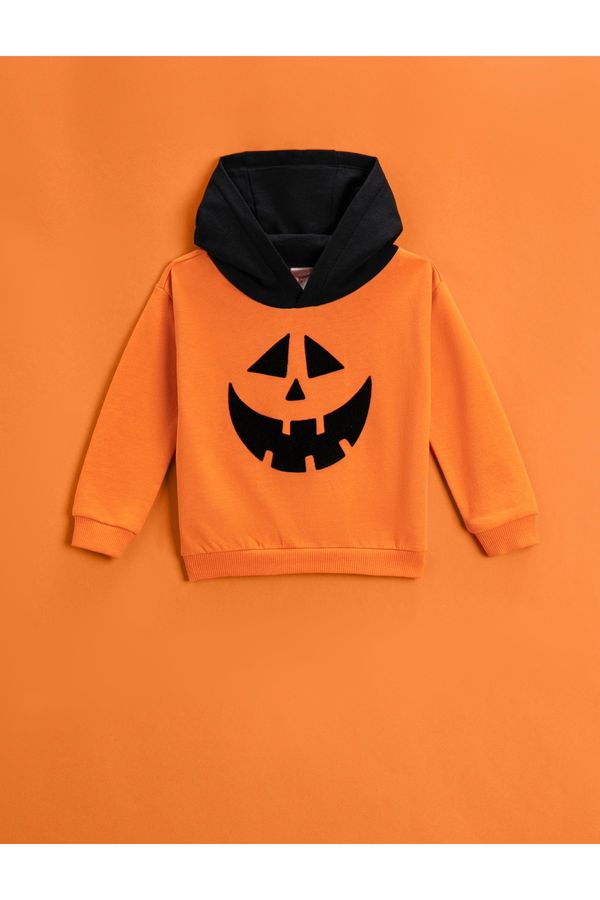 Koton Koton Sweatshirt - Orange - Relaxed