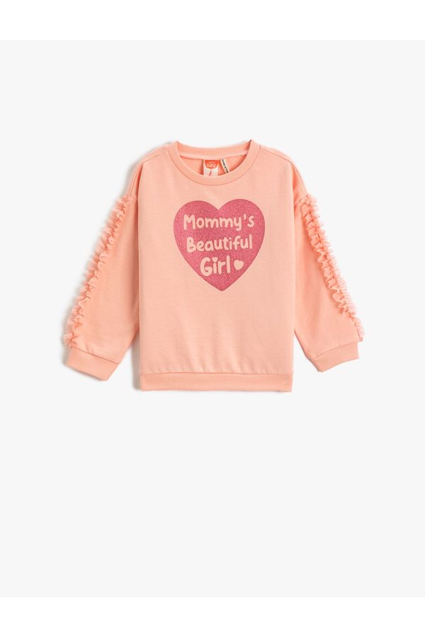 Koton Koton Sweatshirt - Pink - Regular