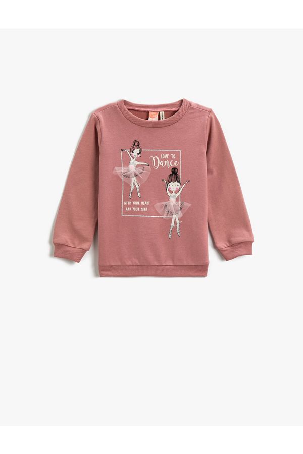 Koton Koton Sweatshirt - Pink - Relaxed fit