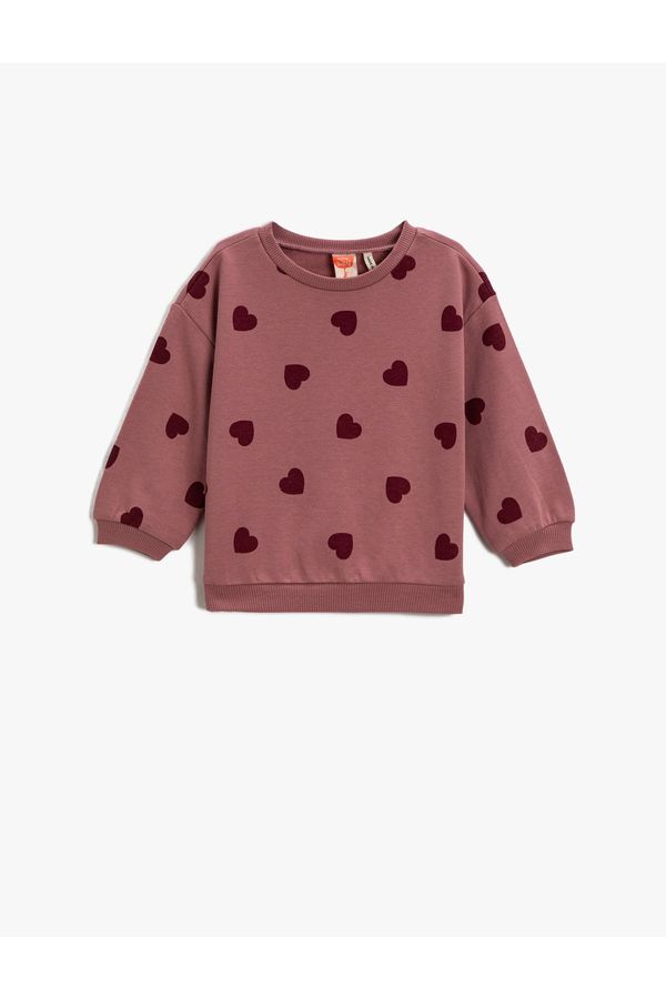 Koton Koton Sweatshirt - Pink - Relaxed fit