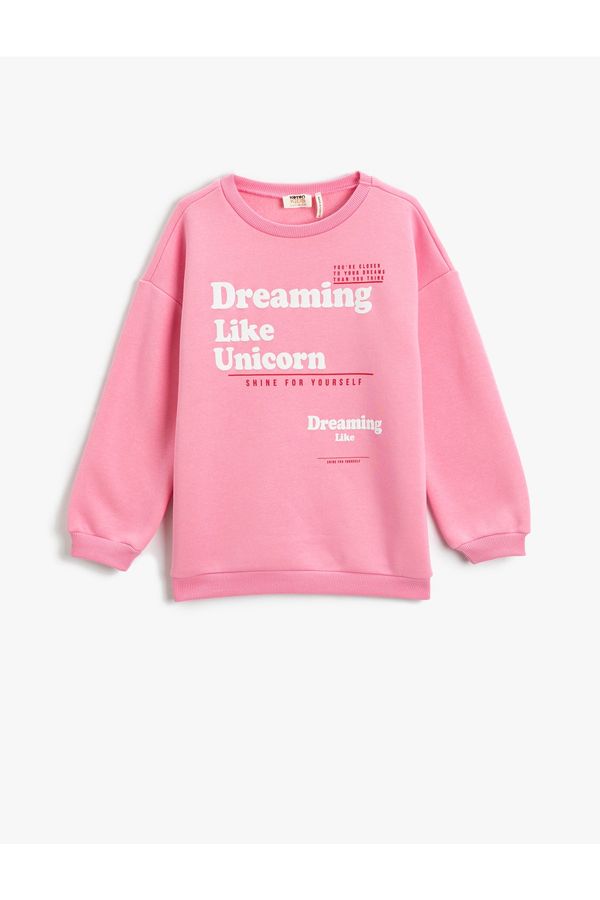Koton Koton Sweatshirt - Pink - Standard