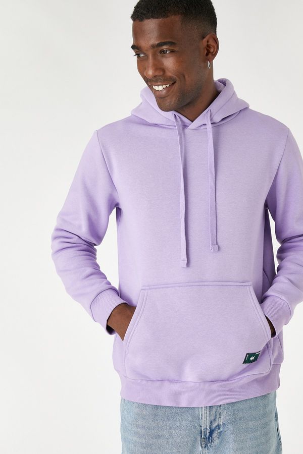 Koton Koton Sweatshirt - Purple - Relaxed fit