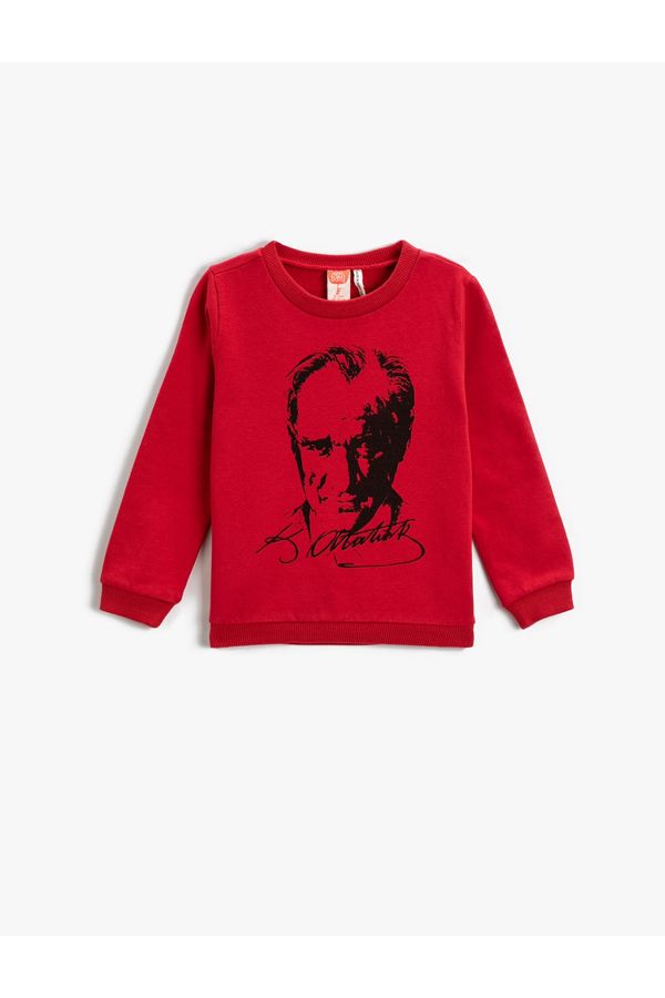 Koton Koton Sweatshirt - Red - Regular