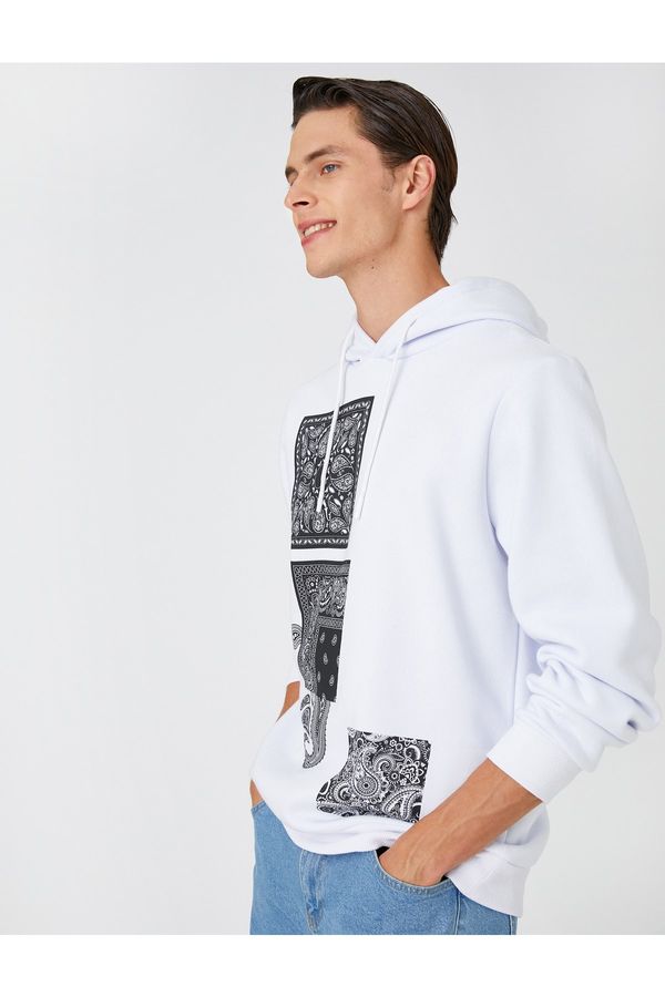Koton Koton Sweatshirt - White - Regular