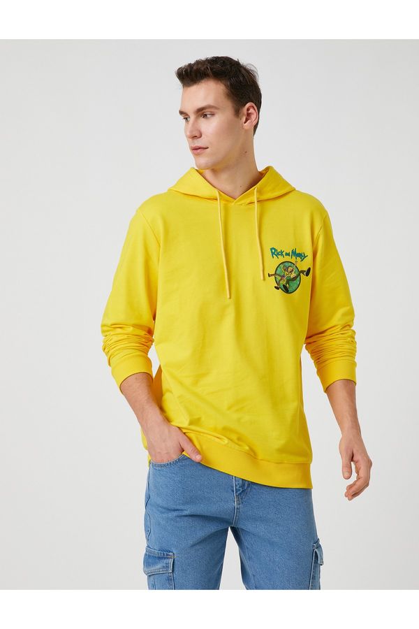 Koton Koton Sweatshirt - Yellow - Regular fit