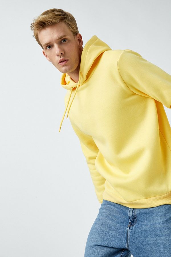 Koton Koton Sweatshirt - Yellow - Regular fit