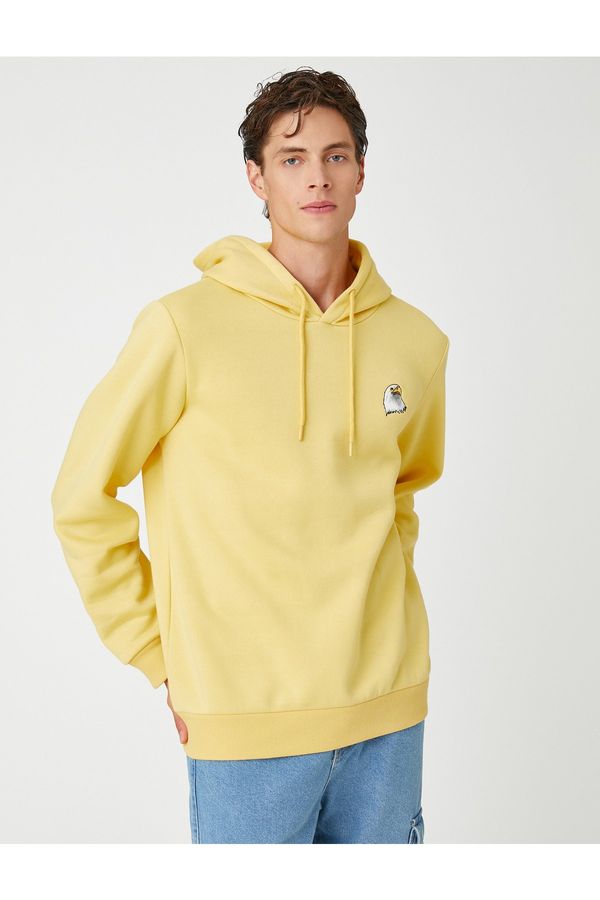 Koton Koton Sweatshirt - Yellow - Standard