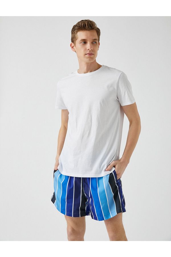 Koton Koton Swimsuit - Blue - Striped