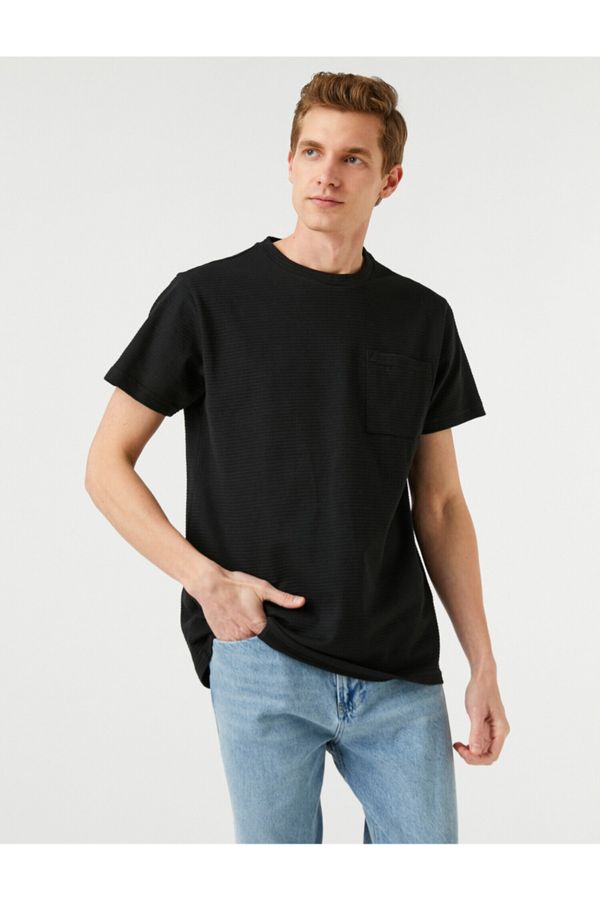 Koton Koton T-Shirt - Black - Regular