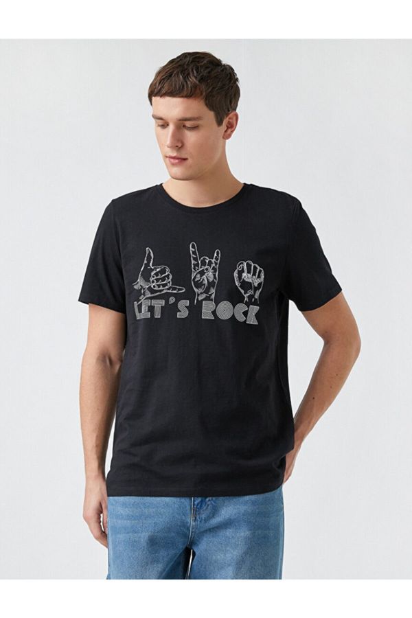 Koton Koton T-Shirt - Black - Regular fit