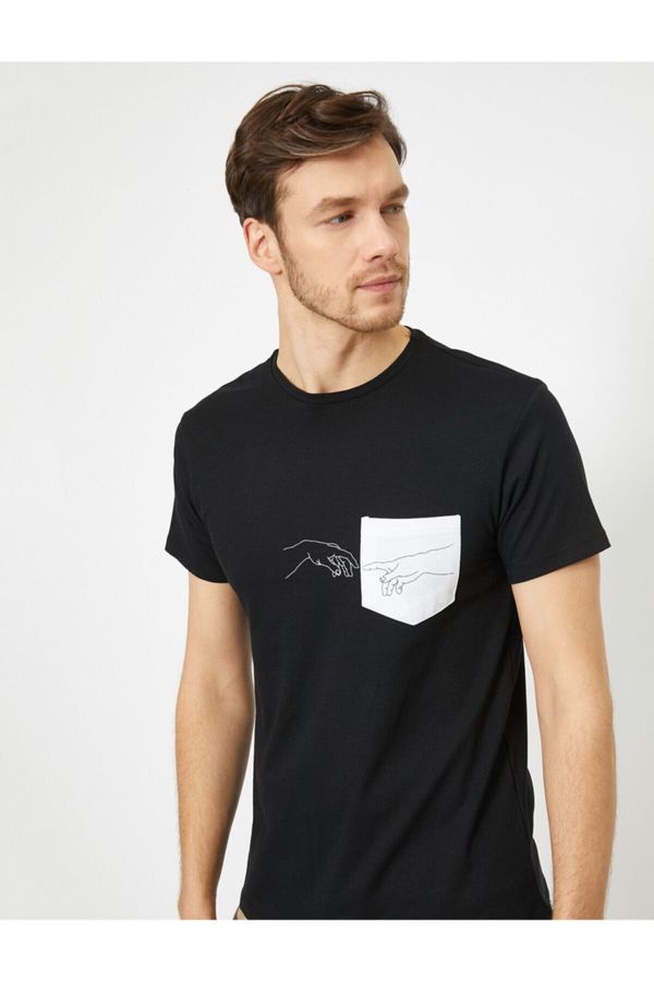 Koton Koton T-Shirt - Black - Regular fit