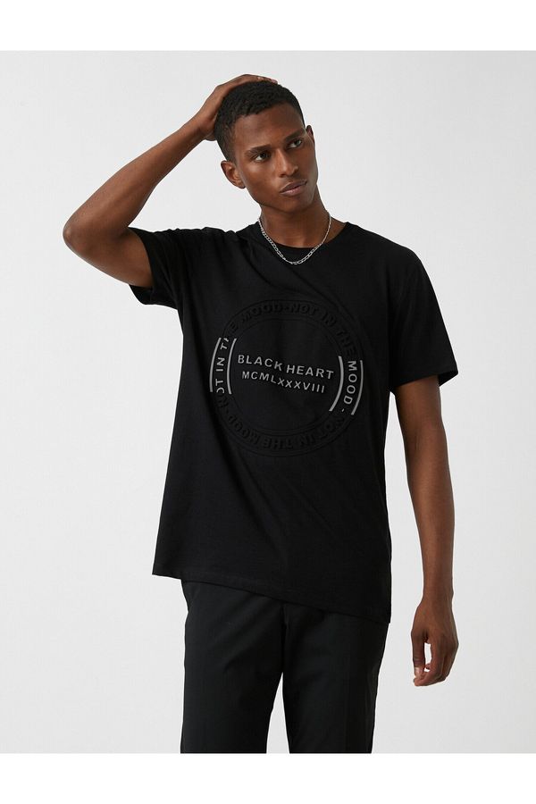 Koton Koton T-Shirt - Black - Regular