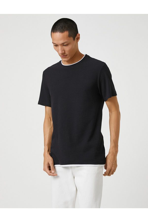 Koton Koton T-Shirt - Black - Slim fit