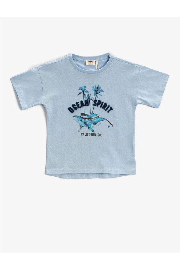 Koton Koton T-Shirt - Blue