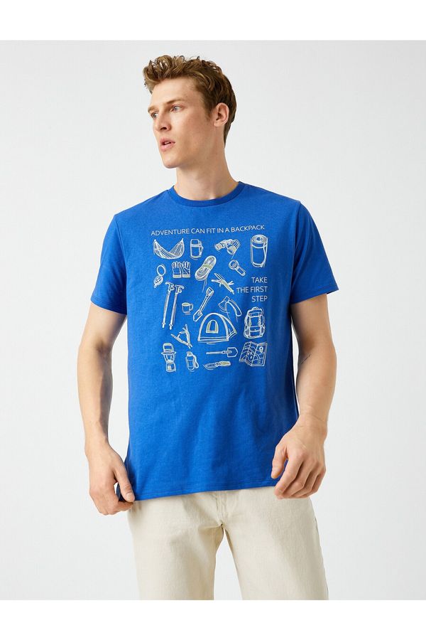 Koton Koton T-Shirt - Blue - Regular fit