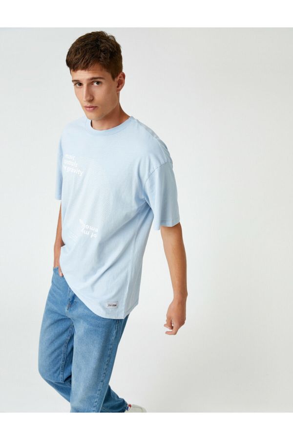Koton Koton T-Shirt - Blue - Regular