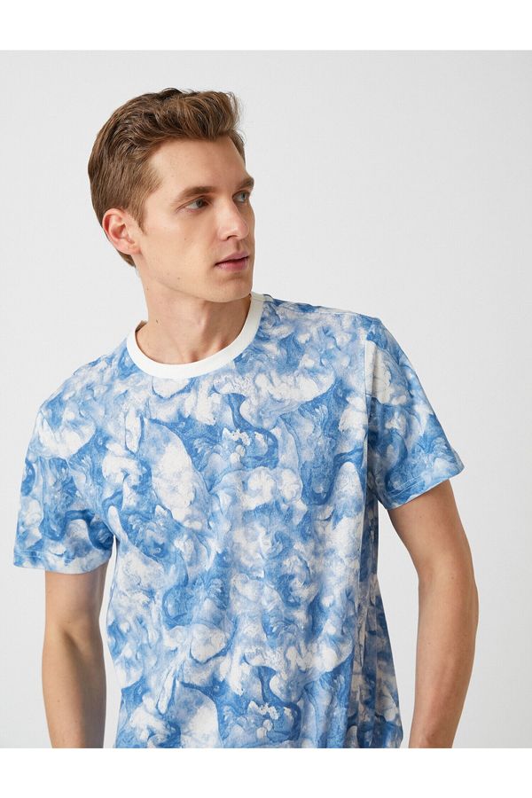 Koton Koton T-Shirt - Blue - Regular