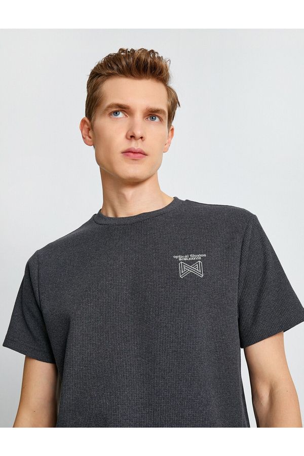 Koton Koton T-Shirt - Gray - Regular