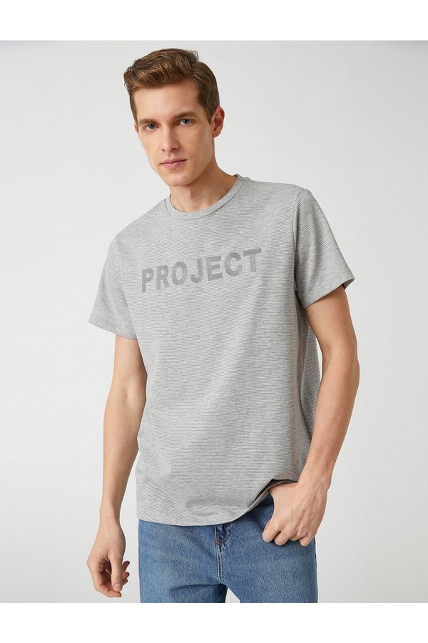 Koton Koton T-Shirt - Gray - Regular fit