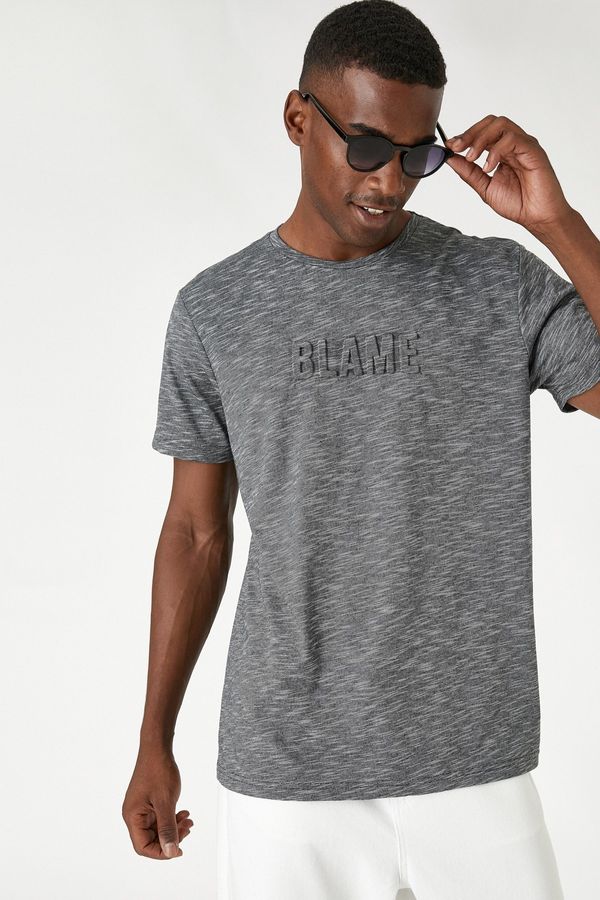 Koton Koton T-Shirt - Gray - Regular fit