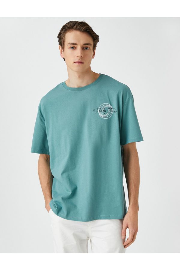 Koton Koton T-Shirt - Green - Loose