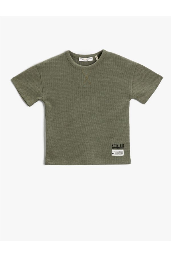 Koton Koton T-Shirt - Khaki - Regular