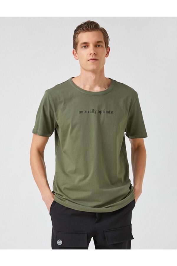 Koton Koton T-Shirt - Khaki - Regular