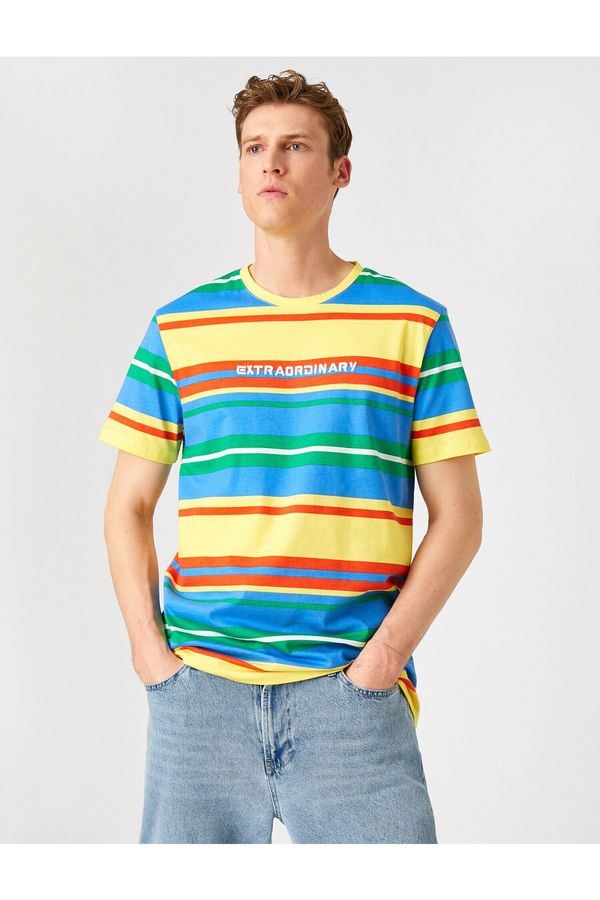 Koton Koton T-Shirt - Multi-color - Fitted