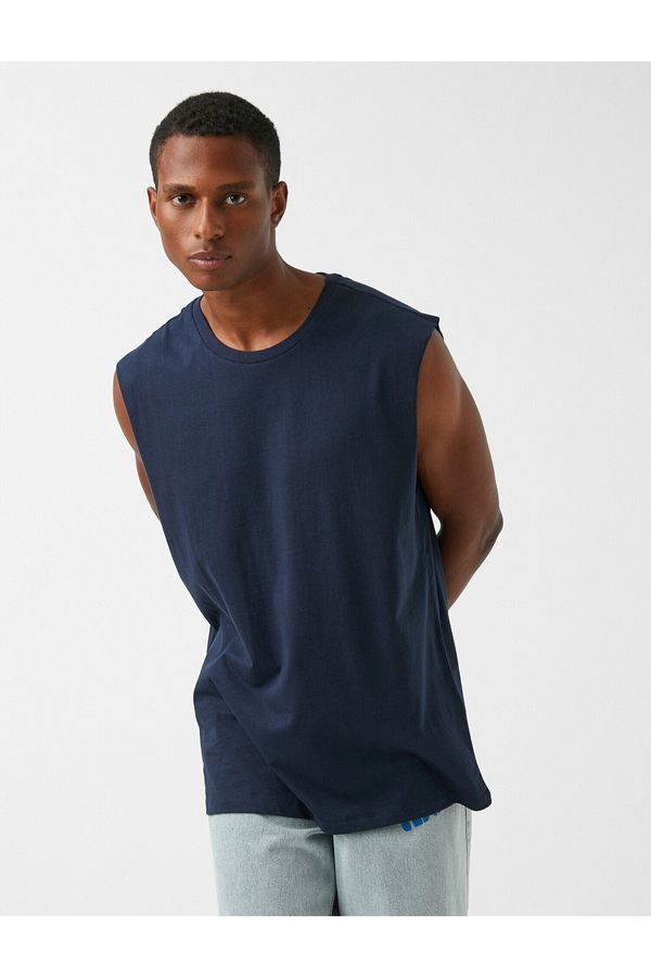 Koton Koton T-Shirt - Navy blue - Fitted