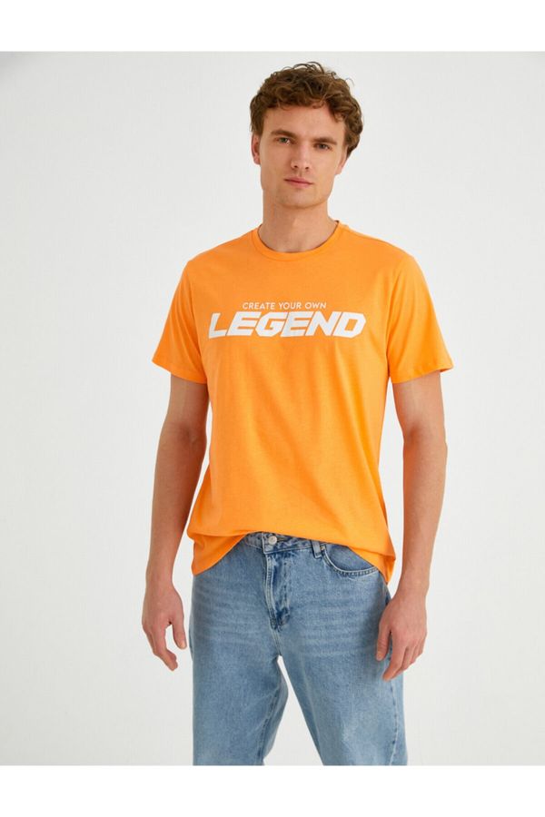 Koton Koton T-Shirt - Orange - Fitted