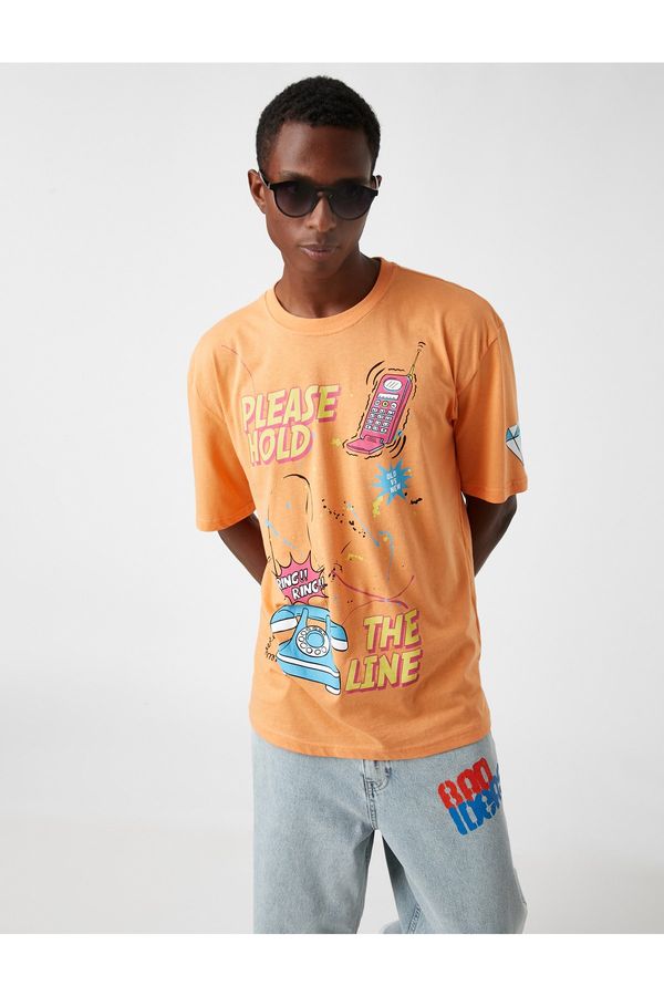 Koton Koton T-Shirt - Orange - Loose