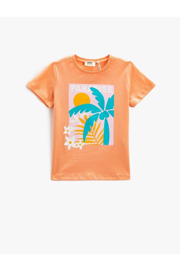 Koton Koton T-Shirt - Orange - Regular fit