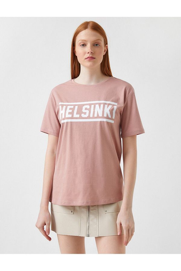 Koton Koton T-Shirt - Pink - Regular fit