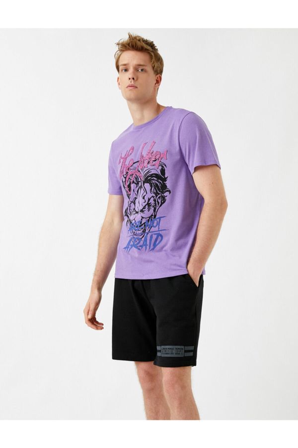 Koton Koton T-Shirt - Purple - Fitted