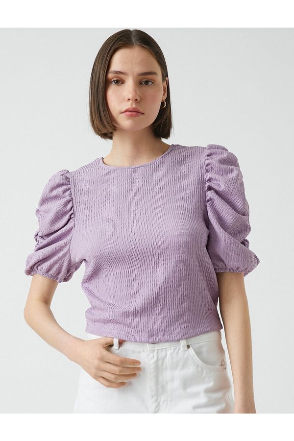 Koton Koton T-Shirt - Purple - Regular