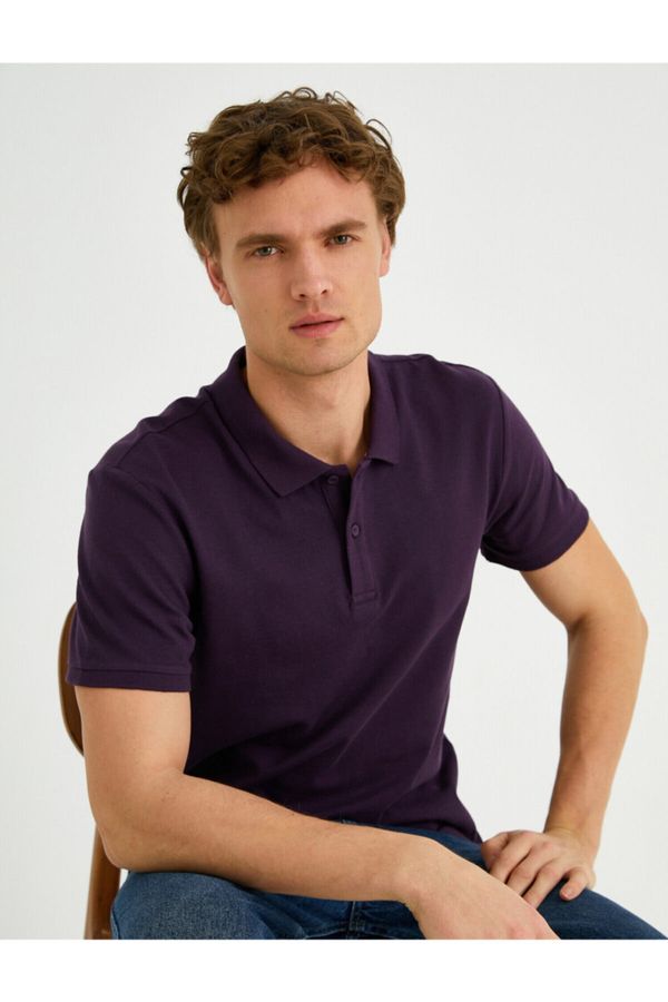 Koton Koton T-Shirt - Purple - Regular fit