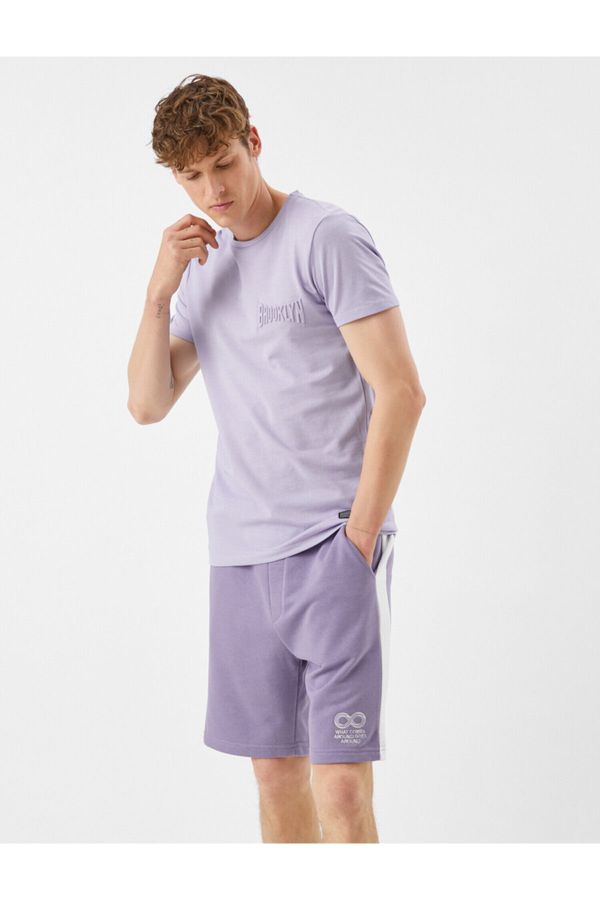 Koton Koton T-Shirt - Purple - Regular fit