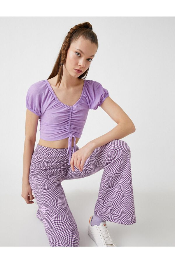 Koton Koton T-Shirt - Purple - Slim fit