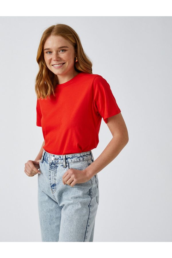 Koton Koton T-Shirt - Red - Regular fit