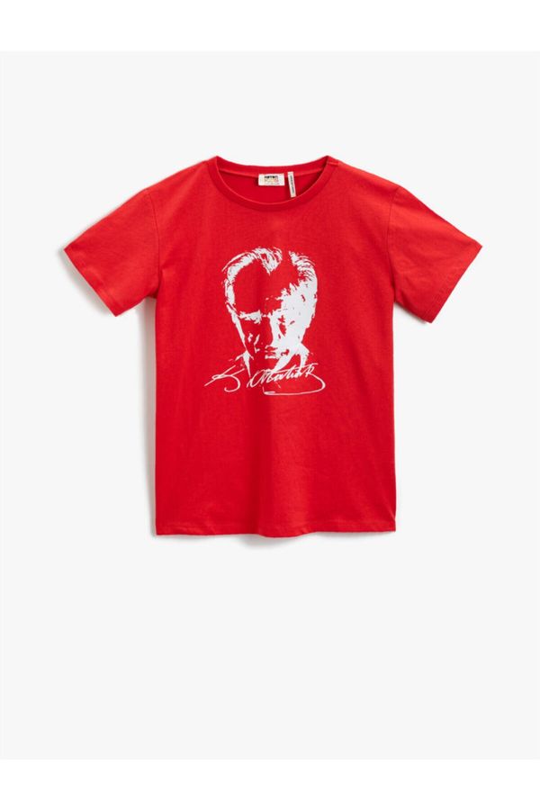 Koton Koton T-Shirt - Red - Regular