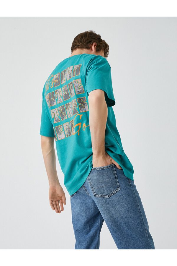 Koton Koton T-Shirt - Turquoise